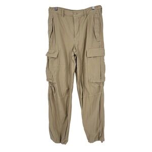 Aritzia TNA Cargo Pants‎ Women Size 6 Khaki Beige Troop Utility Boho Grunge